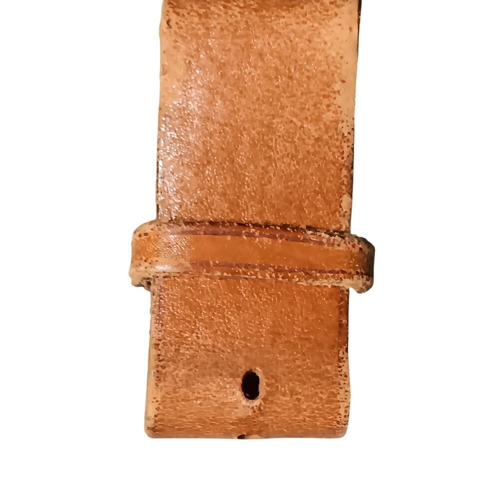Preowned Authentic Louis Vuitton Vachetta Leather Luggage Tag & Strap Set of 2 - Picture 15 of 16